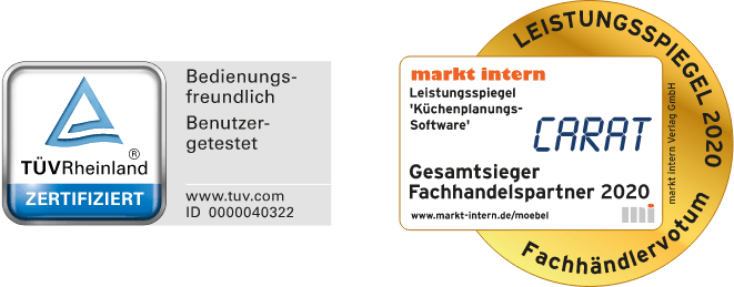 Signets TÜV Rheinland & markt intern
